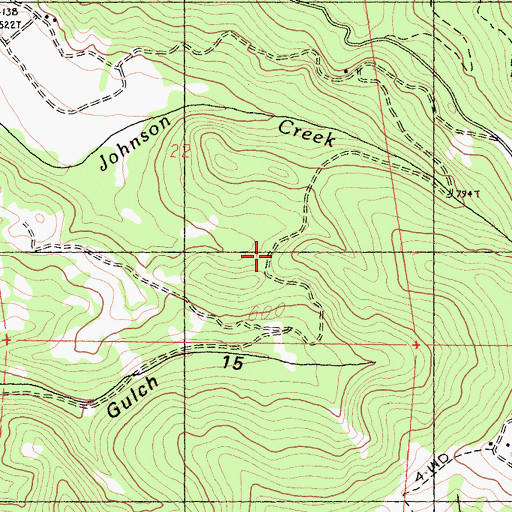 Topographic Map of Sheep Trail, CA