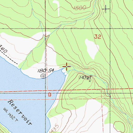 Topographic Map of Sheep Valley, CA