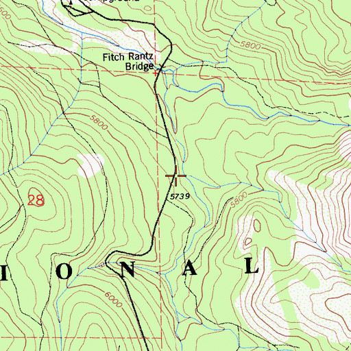 Topographic Map of Sherman Canyon, CA