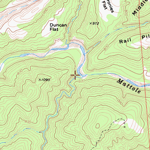 Topographic Map of Sholes Creek, CA