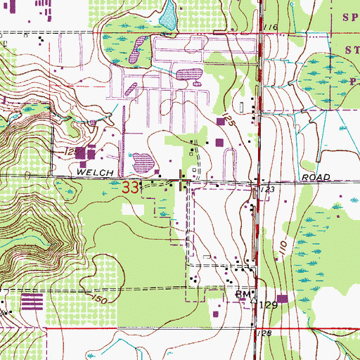 Topographic Map of Apopka Fire Department Station 2, FL