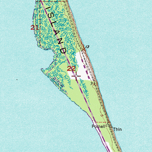 Topographic Map of Saint Lucie County Fire District Station 8, FL