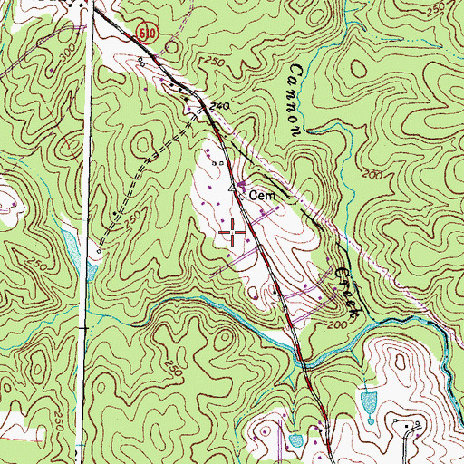 Topographic Map of Stafford County Fire and Rescue Department Emergency Medical Services Station 8 Rockhill, VA