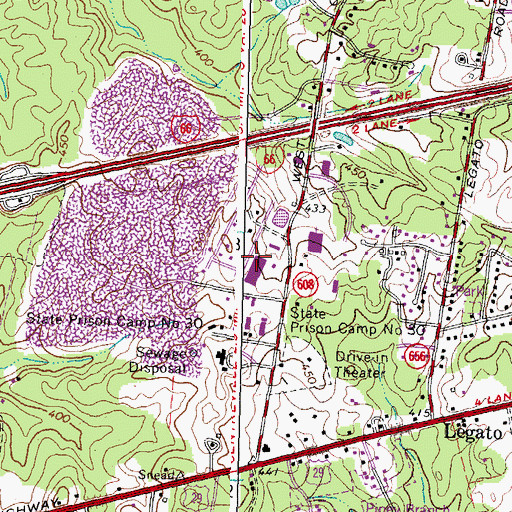 Topographic Map of Fairfax County Fire and Rescue Apparatus Shop North, VA