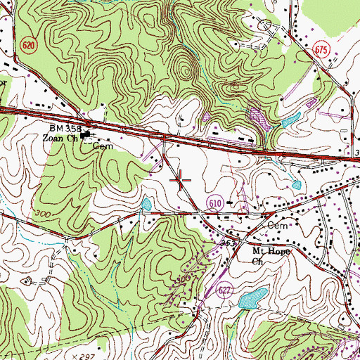 Topographic Map of Spotsylvania County Rescue Station 5, VA