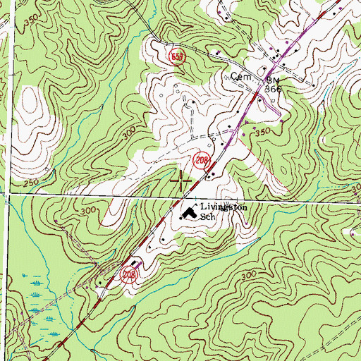 Topographic Map of Spotsylvania County Rescue Station 2, VA