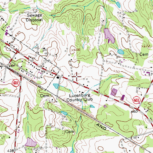 Topographic Map of Kenbridge Emergency Squad, VA