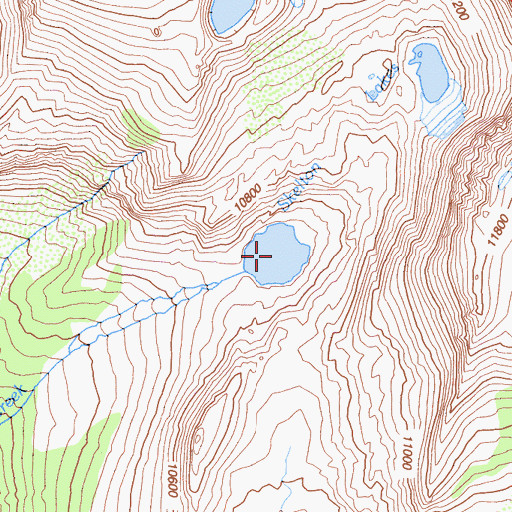 Topographic Map of Skelton Lakes, CA