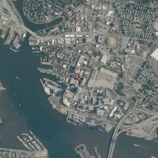 Aerial/Satellite Image of Norfolk Police Department, VA