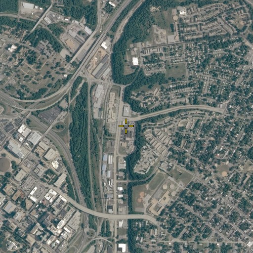 Aerial/Satellite Image of Richmond City Sheriff's Office, VA
