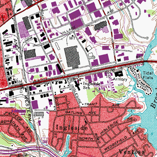 Topographic Map of Office of Emergency Preparedness and Response, VA
