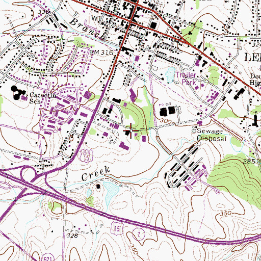 Topographic Map of Loudoun County Sheriff's Office, VA