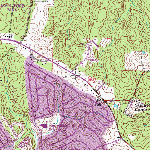 Topographic Map of Prince William County Police Crossing Guards Bureau, VA