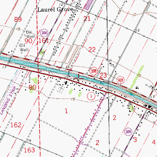 Topographic Map of Saint John Volunteer Fire Department, LA
