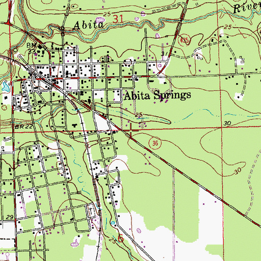 Topographic Map of Saint Tammany Parish Fire District 8 Station 81, LA