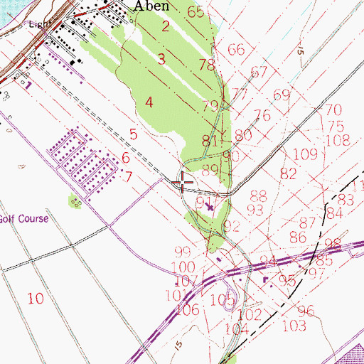 Topographic Map of Sunshine Fire Department, LA