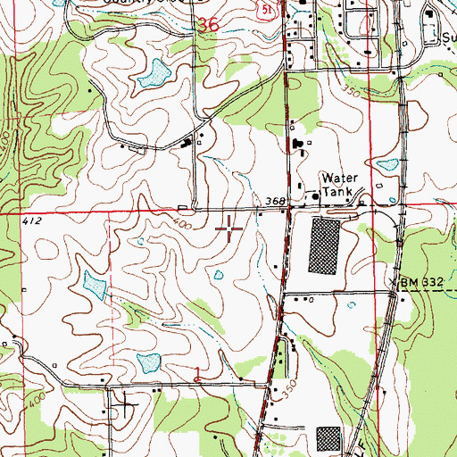 Topographic Map of Pike County Sheriff's Office, MS