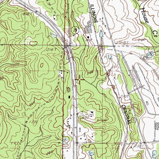 Topographic Map of Stone County Sheriff's Office, MS