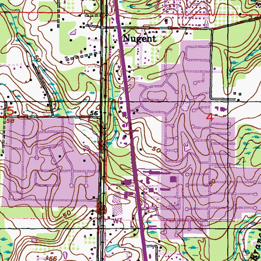 Topographic Map of Gulfport Police Department District Supervisor, MS