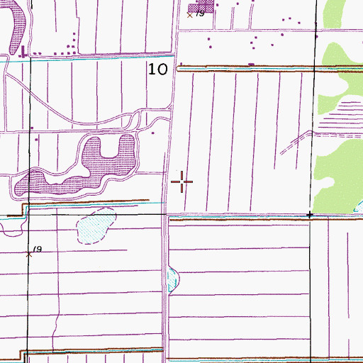 Topographic Map of Palm Beach County Sheriff's Office District 6 Boynton Beach West, FL