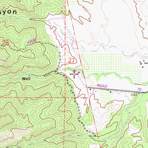 Topographic Map of Smith Canyon, CA