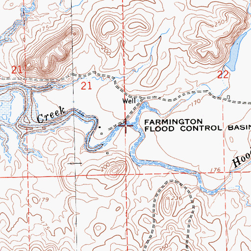 Topographic Map of Smith Creek, CA