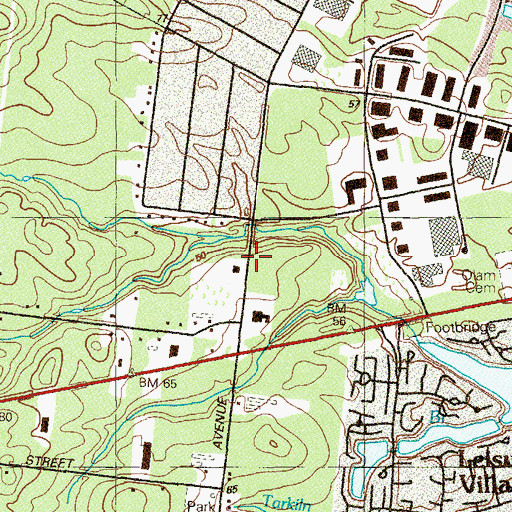 Topographic Map of Talmud Torah Bais Avrohom School, NJ