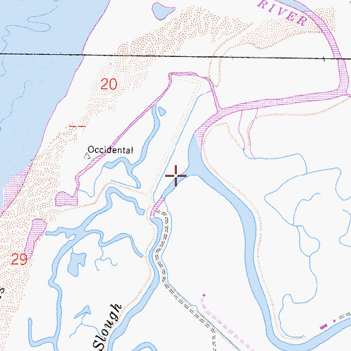 Topographic Map of Smith Creek, CA