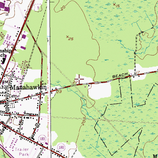 Topographic Map of Lighthouse Christian Academy, NJ