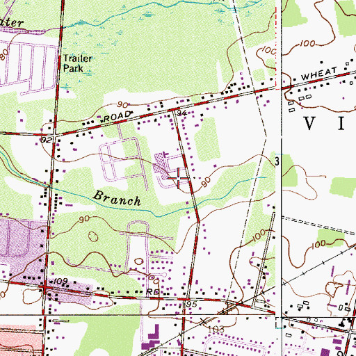 Topographic Map of Solve E Dlppolito Intermediate School, NJ