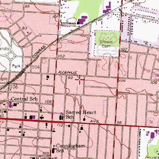 Topographic Map of Early Learning Center, NJ