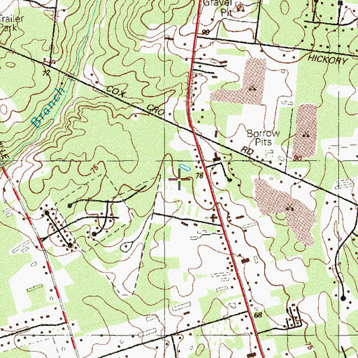 Topographic Map of Joseph A Citta Elementary School, NJ