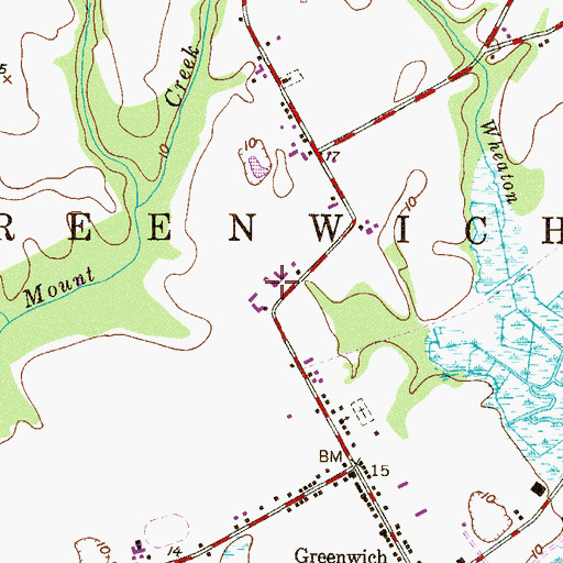 Topographic Map of Morris Goodwin Elementary School, NJ