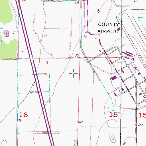Topographic Map of Charlotte County Sheriff's Office Corrections, FL