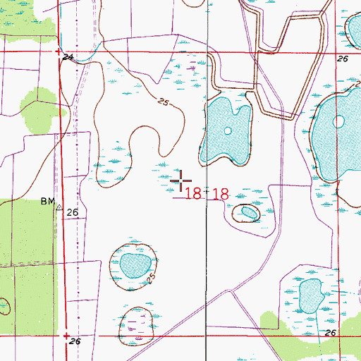 Topographic Map of Federal Bureau of Investigation - Fort Myers Resident Agency, FL