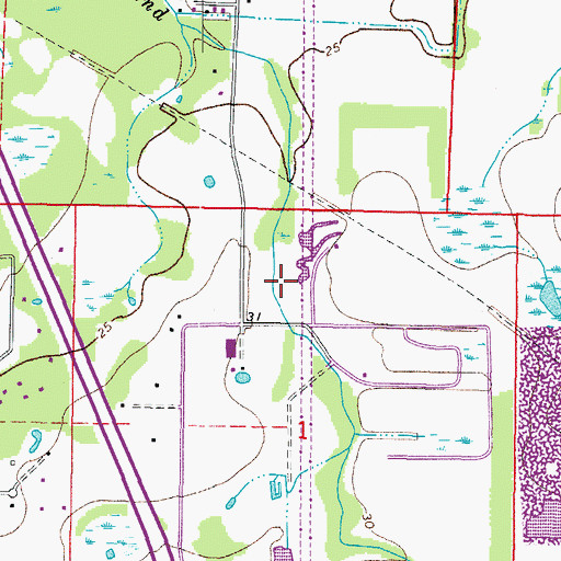Topographic Map of Manatee County Sheriff's Office - Mounted Patrol, FL