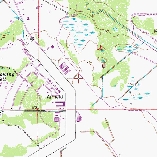 Topographic Map of Lee County Sheriff's Office - Aviation Unit, FL
