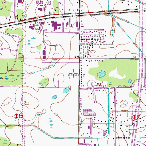 Topographic Map of Hillsborough County Sheriff's Office District 2, FL