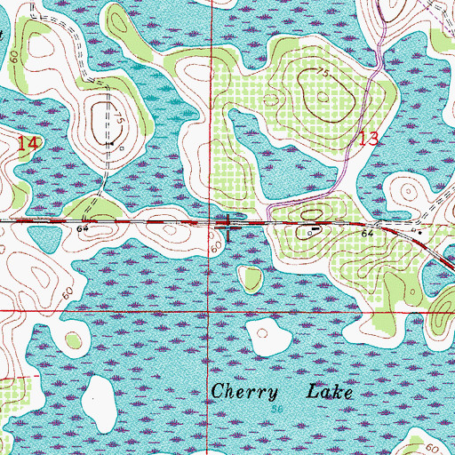 Topographic Map of Sumter County Sheriff's Office - The Villages Annex, FL