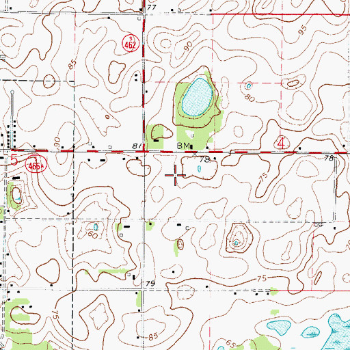 Topographic Map of Sumter County Emergency Management Office, FL