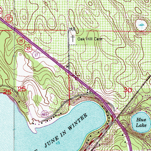 Topographic Map of Florida Highway Patrol Station, FL