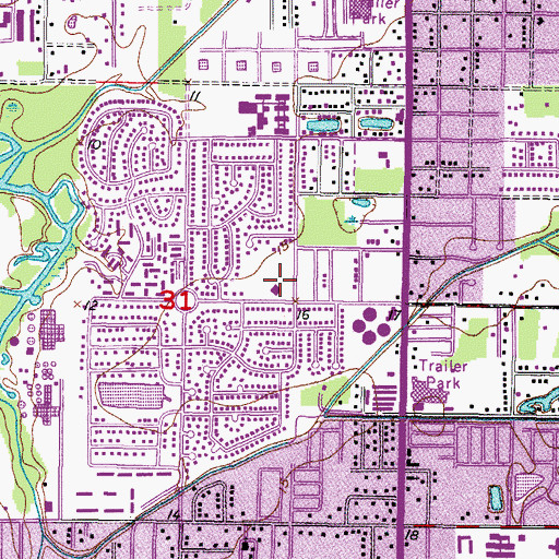 Topographic Map of Florida Highway Patrol - Pinellas Park Troop C, FL