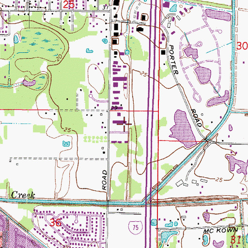 Topographic Map of Sarasota County Sheriff's Office - Victims Services Center, FL