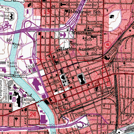 Topographic Map of US Secret Service, FL
