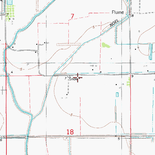 Topographic Map of Vermilion Parish Police Jury, LA