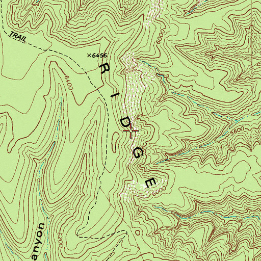 Topographic Map of Cibecue Ridge Tank, AZ