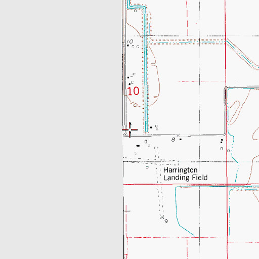 Topographic Map of Vermilion Parish Police Jury, LA