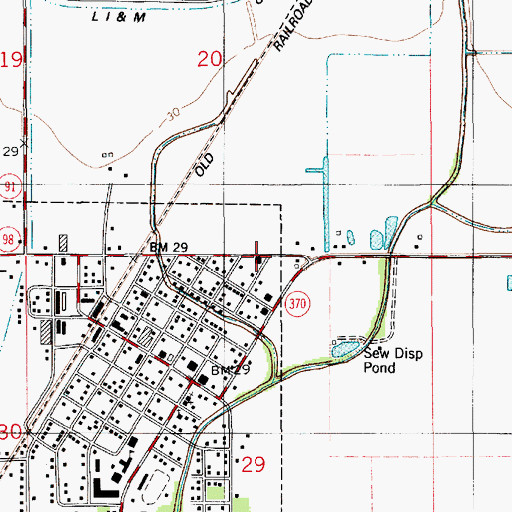 Topographic Map of Acadia Parish Police Jury, LA