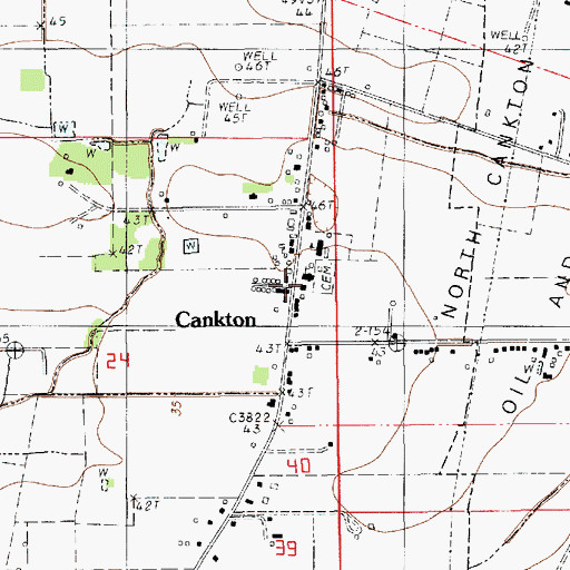 Topographic Map of Saint Landry Parish Sheriff's Office, LA