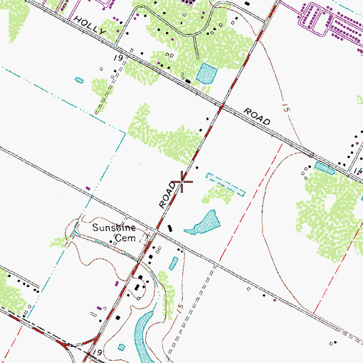 Topographic Map of Corpus Christi Fire Department Station 4, TX